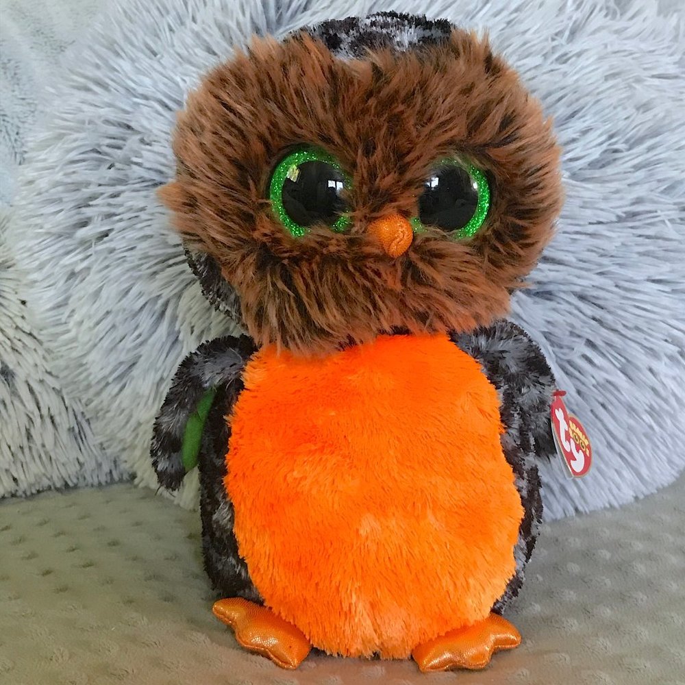 TY Beanie Boos 9" Owl: Midnight